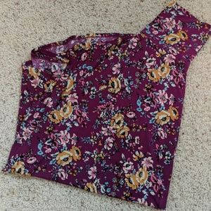 *SOLD* SOFT purple, floral Lularoe maxi skirt